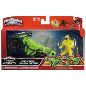 FIGURINE - PERSONNAGE Véhicule Mega Morph Power Rangers - Yellow Ranger