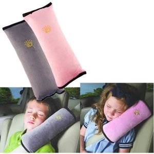 Dinosaure vert JFAN Coussin Voiture Enfant Protege Ceinture de Securite Enfant Cosy Oreiller de Dessin Animé Convient aux Enfants et aux Adultes Voyage Taille unique 