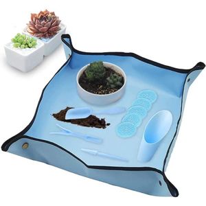 poudre//100cm Plantes de Jardin Tapis de Rempotage,Tapis de Rempotage pour Jardinage,Outil Bonsa/ï pour Succulentes,Tapis de Plantation de Fleurs de Jardin,Mini Ensemble dOutils de Jardin