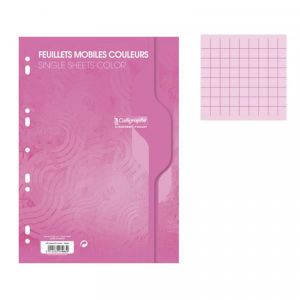 Feuilles simples blanches - Format A4 21 x 29,7 cm - 200 pages petits  carreaux - 90 g/m² - Cultura - Feuille Simple - Copies - Feuilles