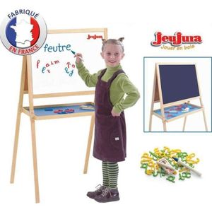 JB-Bois Tableau mural craie/feutre avec bobine papier pas cher 