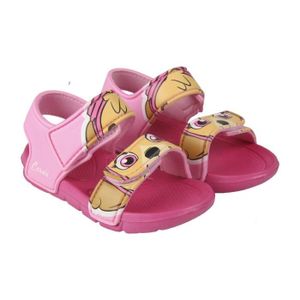 SANDALE - NU-PIEDS Sandales Enfant Fille La Pat' Patrouille - PAW PATROL - Rose - Scratch - Tailles 22 à 29