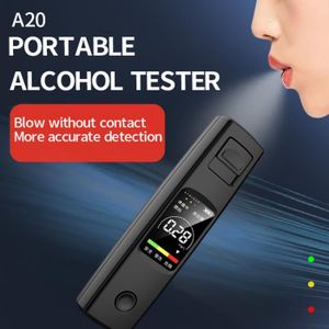 ASCOZY Alcootest Ethylotest Electronique, Portable Numérique avec Ecran LCD  d'Affichage, Capteur à Semi-conducteur Testeur d'alc4 - Cdiscount Auto