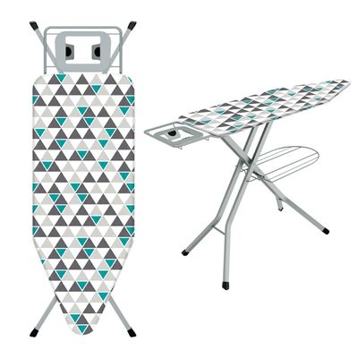 Centrale A Repasser KADAX Planche à Repasser Pour Centrale Vapeur, Table à Repasser Pliable Avec Prise De Courant Housse En Coton Et Hauteur Reglable 120 X 38 Cm Gris 93556327 Surface Repassage 110x35 Cm