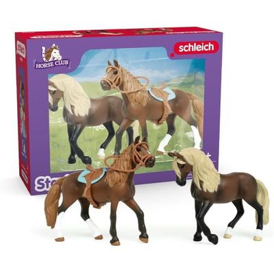 Schleich HORSE CLUB – Cavalière Sofia Et Blossom – Coffret 10 Pièces Dont Cheval Andalou Et Accessoires – Figurines Articulées Dès 5 Ans