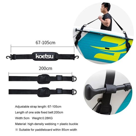 Sangles porte planche de Surf Madness