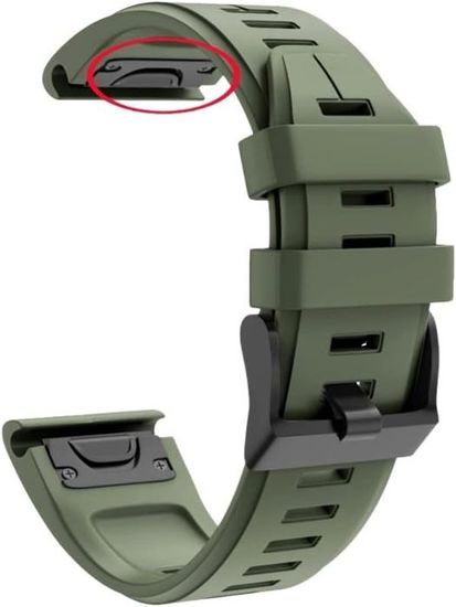 Bracelet pour Garmin Fenix 5X 5 5S Plus 6 6S 6X Smart 3 3HR 935, bracelets de montre en Silicone à dégagement rapide, Easyfit  1511