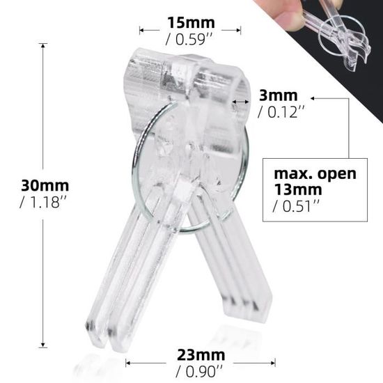 Namalu 120 Pièces Pinces à Orchidées Mini Clips De Support De Plantes Vert Foncé Clips De Jardin En Plastique Clips De Fixation De Vigne De Fleur Clips De Tige De Tomates, 0,7