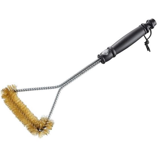 GE89276 Brosse Triangle Barbecue Laiton Inox 37 x 16 x 3 cm A36 ...