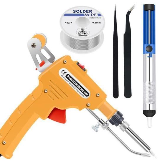 Kit Fer à Souder 60W Avec Pompe à Dessouder – Pistolet LMYDIDO – Neuf