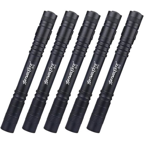 Lampe de poche LED, lot de 4, mini lampe de poche pour le camping, la