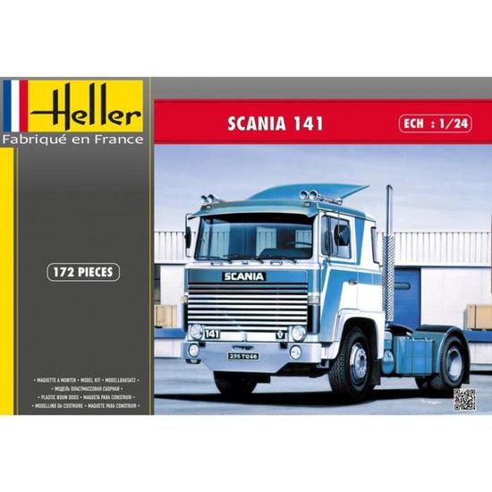 Maquette camion - Scania 141 Gervais - Heller - A partir de 15 ans - Garçon - Intérieur