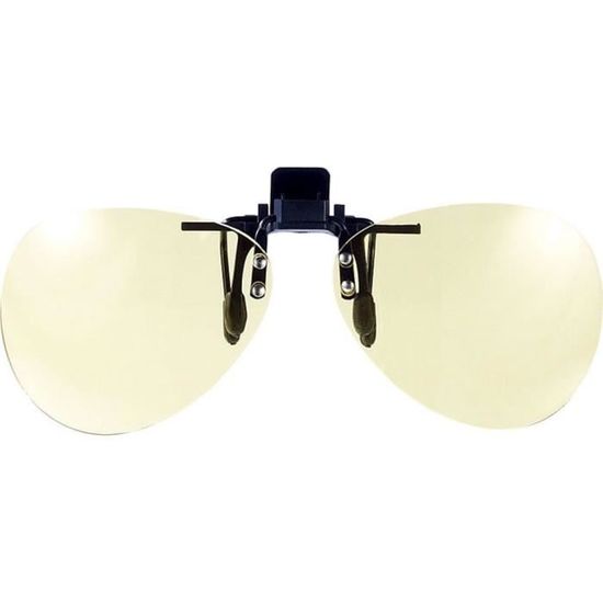 Surlunettes à clip pour conduite nocturne Aviateur Cdiscount Auto