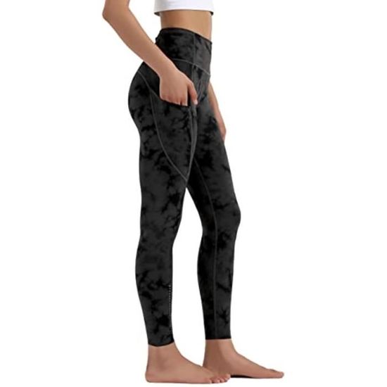 Pantalon De Yoga Femme XDGBGFN Transparent Pailleté - Taille Haute, élastique, En Polyester+coton, Pour Festival Ou Sport