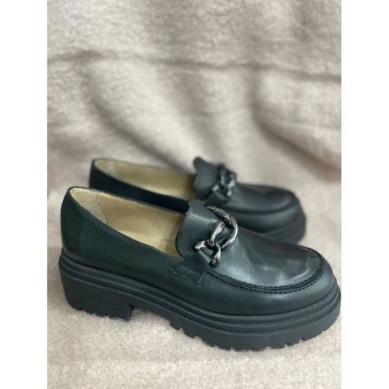 Mocassin Femme ELODIE SHOES CA1938 Noir Taille 37