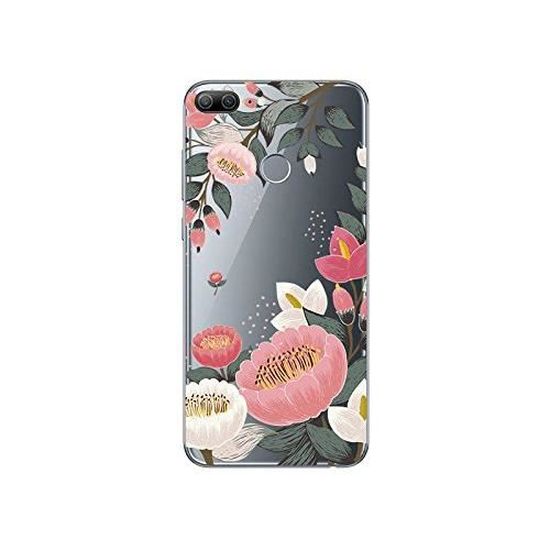 NOVAGO Compatible avec Huawei Honor 9 Coque Transparente Gel TPU Souple