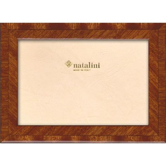 Petit Cadre En Bois Teinté Acajou - Format 18x23 Cm (intérieur) - Occasion Bon état - Fabriqué En France