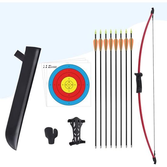 Elong Recurve Arc et Flèche Set Outdoor Jeunesse Junior Tir à l
