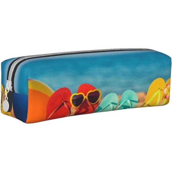 Trousse à Crayons Enfant Motif Chien – 22,5 Cm – Plusieurs Compartiments – Idéale école