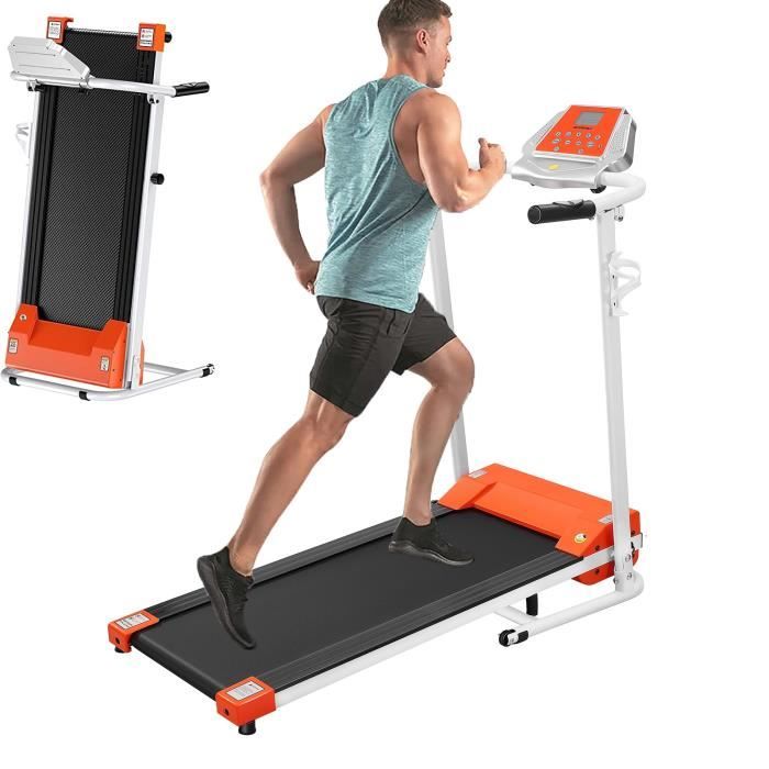 BESPORTBLE Tapis de course electrique - 12 programmes - pliable - 1-10 km-h
