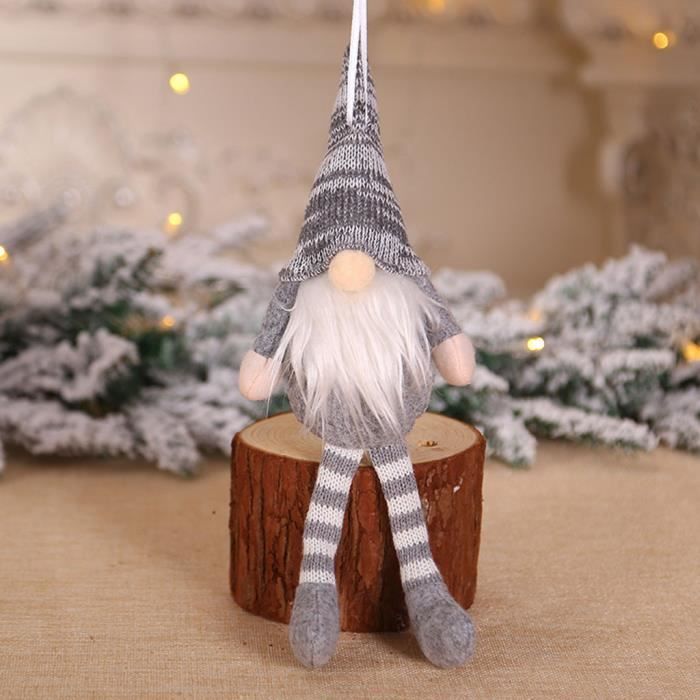 1PC Christmas Ornaments Gift Santa Claus Snowman Toy Doll Hang A1163