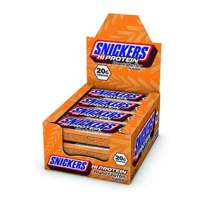 SNICKERS PROTEIN BAR Peanut Butter boite de 12