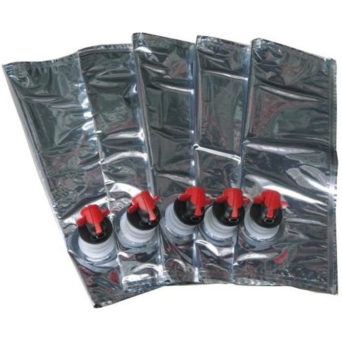 Poches rechargeables 5 L. pour Fontaine à boissons