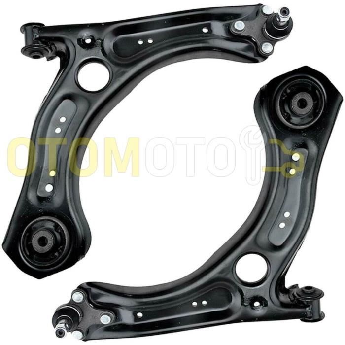 Kit bras de suspension avant compatible VW PASSAT B8 3G TIGUAN AD1 TOURAN 5T composé de 4 pièces