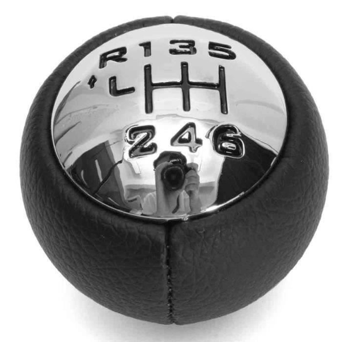 6-Vitesse Pommeau Levier Vitesse Pour Peugeot 307 308 3008 407 5008 807 Citroen C3 C4 C8