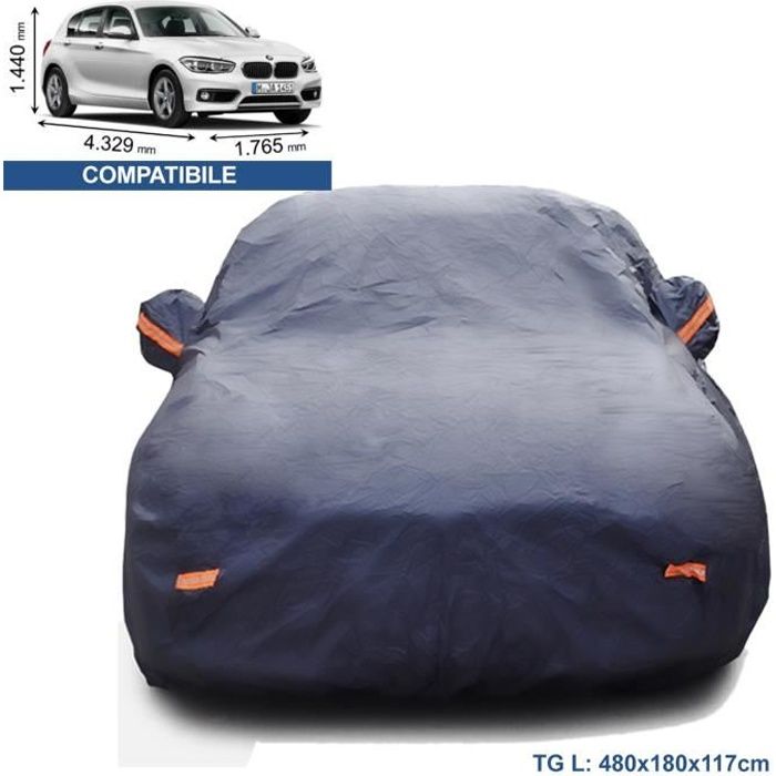 Housse Auto Housse Imperméable à l’eau avec 6 réflecteurs compatible pour Serie 1 M1