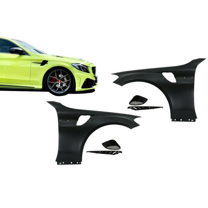 Ailes avant pour Mercedes Classe C W205 S205 C205 A205 2014-2020 GT Look