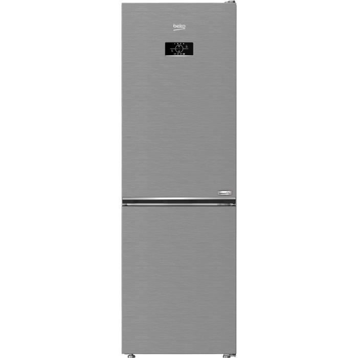 Réfrigérateur Combiné BEKO - 316 litres - L66 cm - Gris