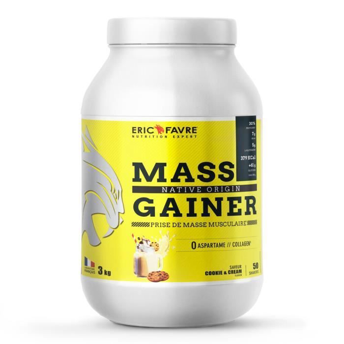 Gainers intermédiaires Mass Gainer - Cookies & Cream 3000g