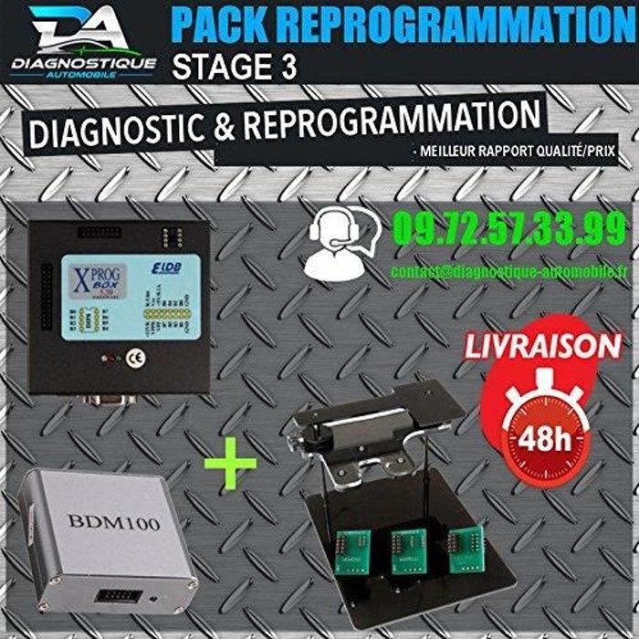 Mister Diagnostic® PACK REPROGRAMMATION MOTEUR - SUPPRESSION FAP VANNE EGR DESACTIVATION IMMO OBD