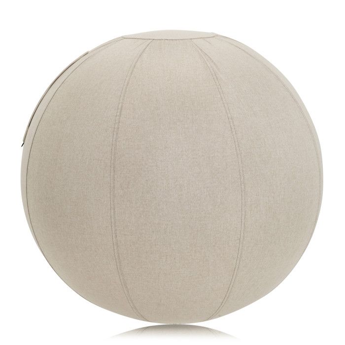 Balle assise AKTEVIO 10 - 65 cm Tissu beige hjh OFFICE