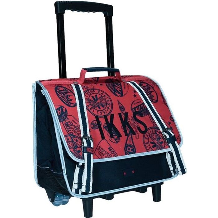 Cartable à roulettes IKKS Urban R Rouge 38 CM