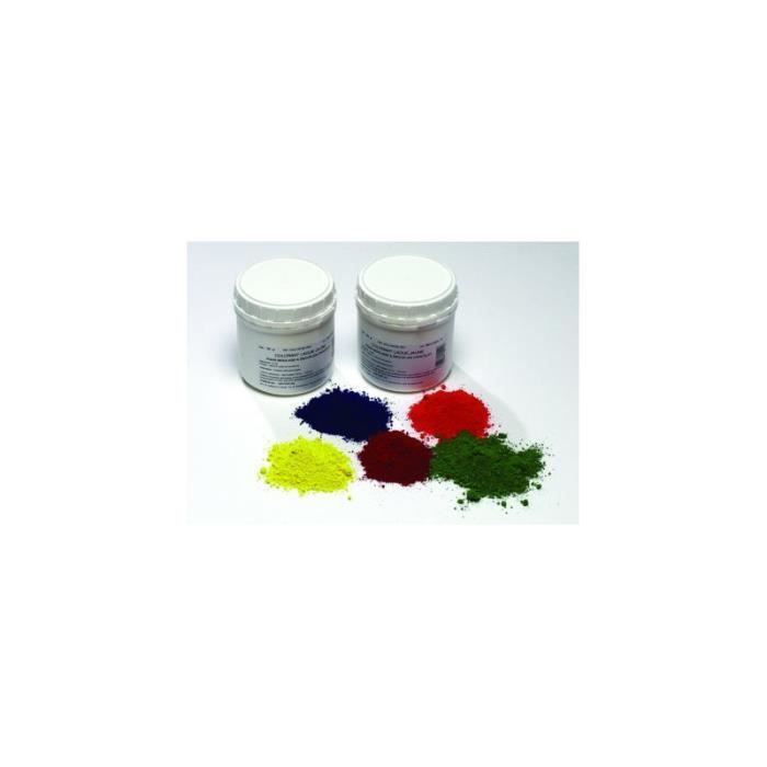 BOITES DE COLORANT LAQUE ALIMENTAIRE POUDRE LIPOSOLUBLE 100G (Rouge)