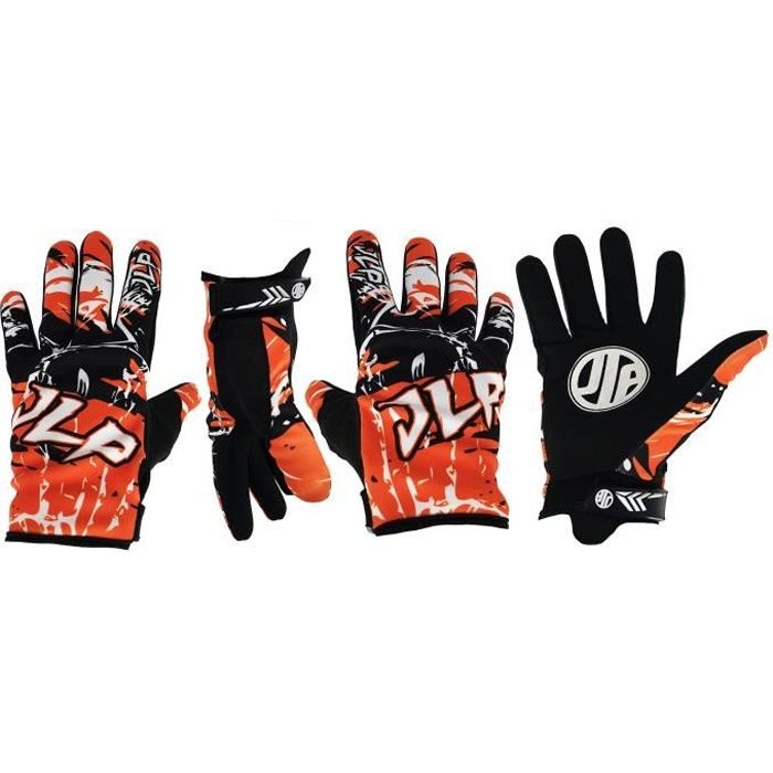 GANTS MOTO CROSS QUAD VTT BMX orange JLP RACING