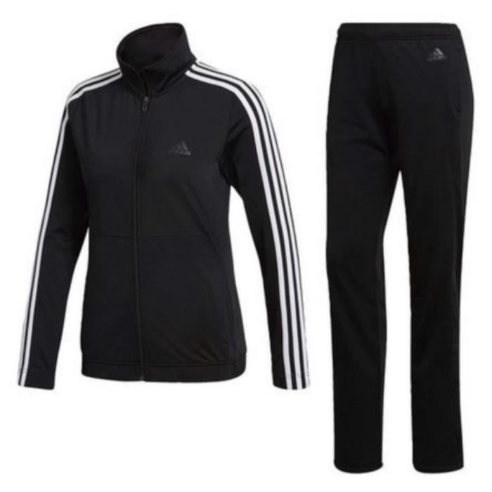 Jogging Noir Femme Adidas 3 Bandes