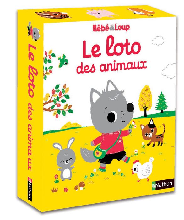 Bébé loup - Le loto des animaux - Jeu d'éveil - Dès 2 ans - - JEU - Coffrets Boites Jeux Jouets(0)