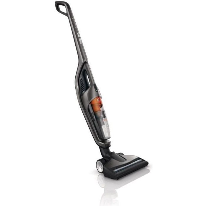 PHILIPS FC6168/01 Aspirateur balai et à main PowerPro Duo - 18V - 600 mlTitane