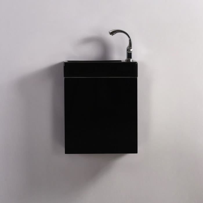 Pack Minimalist Noir droite + Meuble Lave main Noir Dark Contenu du pack - 1620-defaultCombination.