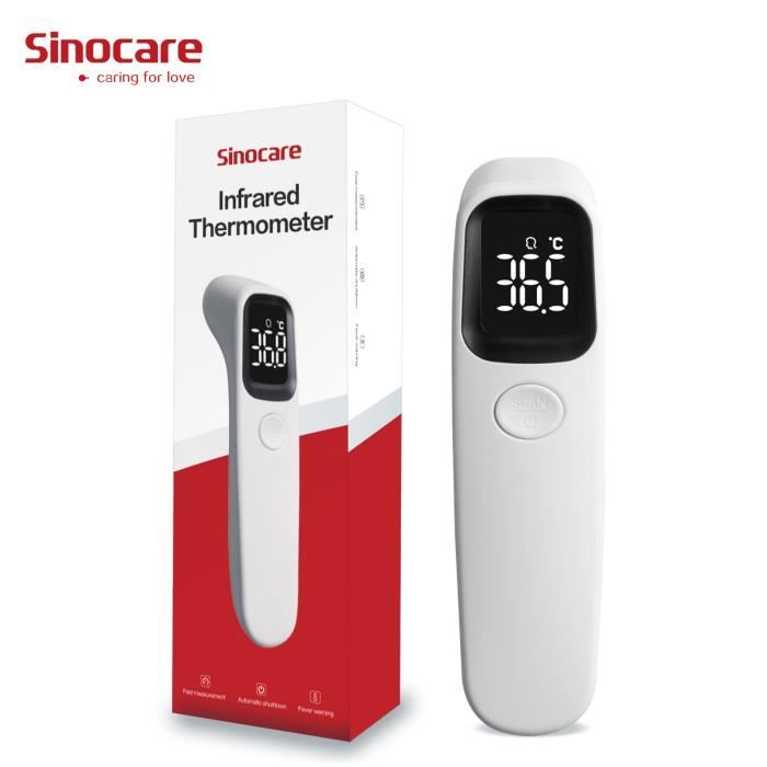 Thermometre Bebe Sinocare R1D1 - Sans Contact - LED - ℃/℉ - 