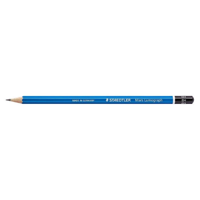 Crayon à papier Staedtler Lumograph Crayon 8H mine très sèche tracé clair