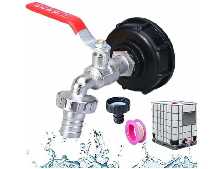 FORMIZON Robinet Cuve 1000L, IBC Raccord Robinet Exterieur