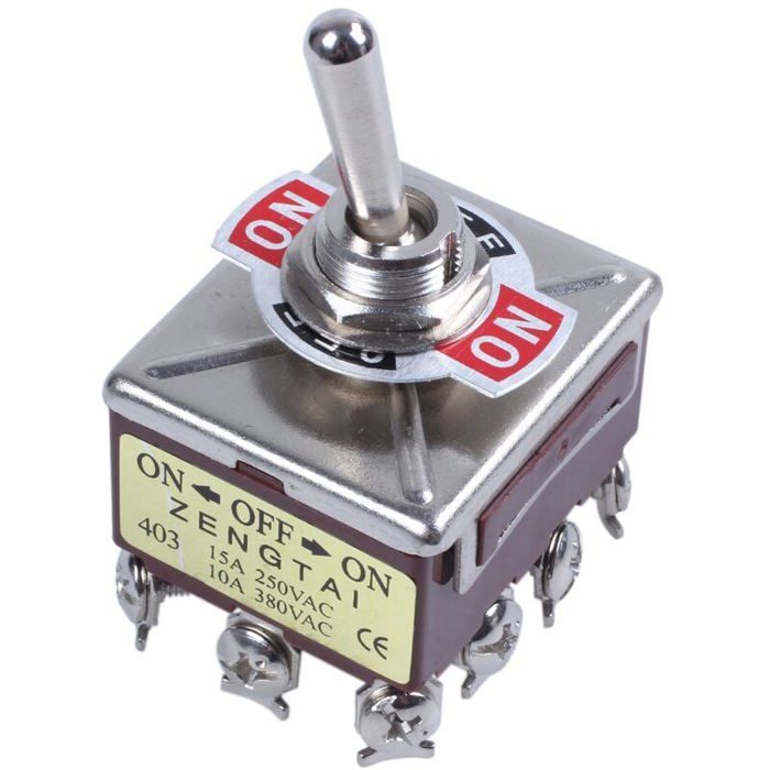 Commutateur Rotatif à Cames Uxcell 3 Positions 440V – Pour Installation électrique Industrielle