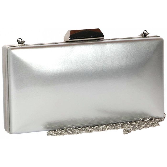 Pochette cérémonie-Nyls Création-Minaudiere Vernis argent Pochette Femme Mariage Grise Moea - Gris Pochette cérémonie-Nyls Création-Minaudiere Vernis argent Pochette Femme Mariage Grise Moea - Gris