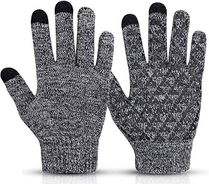 Gants Tactiles Femme - Noirs Et Blancs - Taille S - Neuf Avec étiquettes
