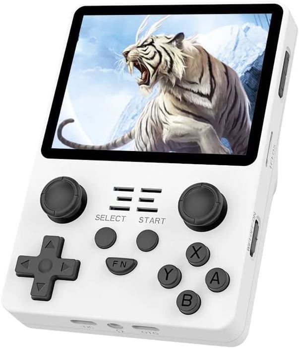 Anbernic RG353V Console rétro portable 64 Go Blanc