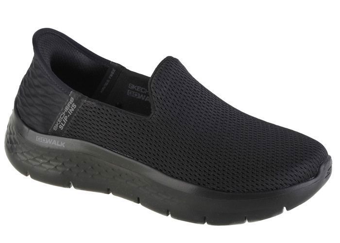 Skechers Skechers GO WALK Flex Relish — Baskets femme noir Slip‑ins